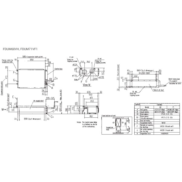 Mitsubishi Heavy FDUM60VH/SRC60ZSX-S