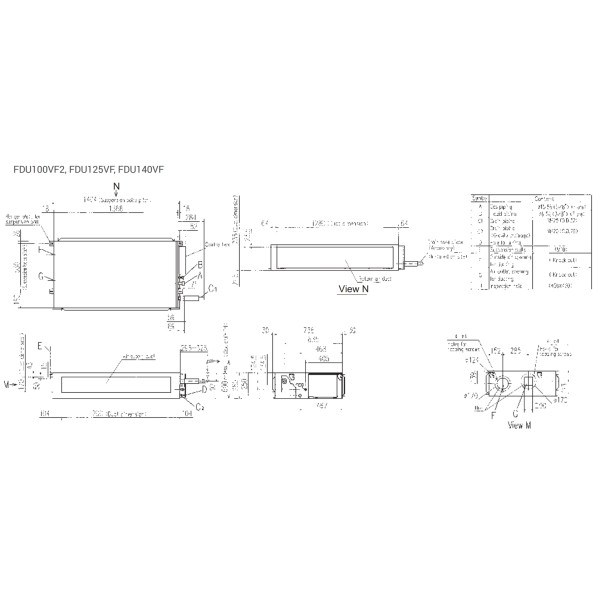Кондиционер сплит-система Mitsubishi Heavy FDU100VF2(H)/FDC100VS