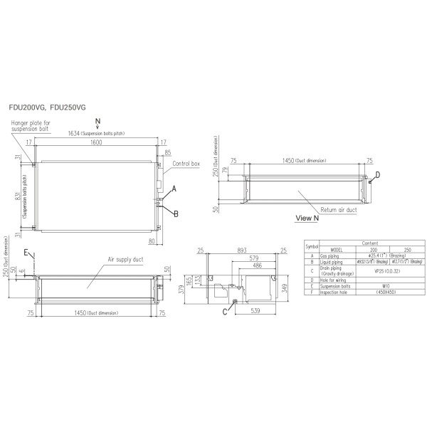 Mitsubishi Heavy FDU200VF/FDC200VS