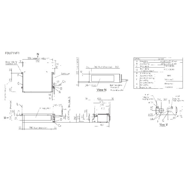 Кондиционер сплит-система Mitsubishi Heavy FDU71VF1(H)/FDC71VNP
