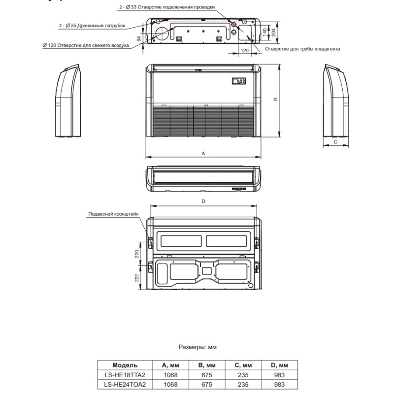 Lessar LS-HE18TTA2/LU-HE18UTA2