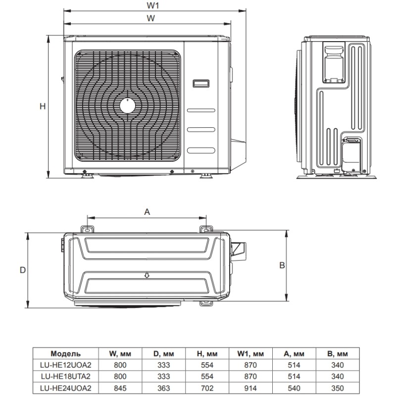 Lessar LS-HE12DOA2/LU-HE12UOA2