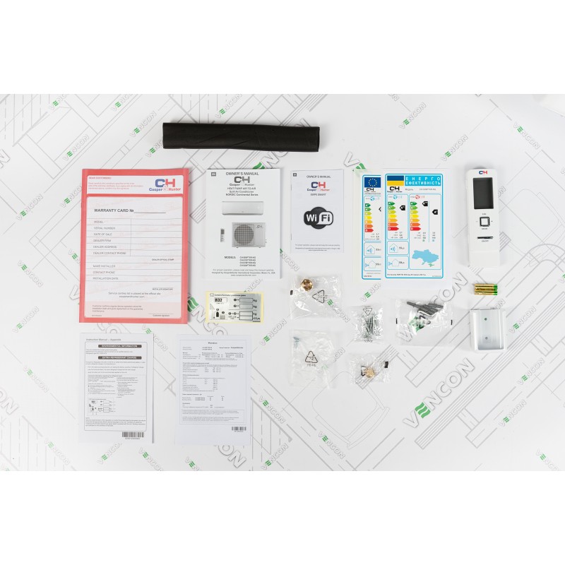 Кондиционер сплит-система Cooper&Hunter Nordic Continental CH-S09FTXR-NG