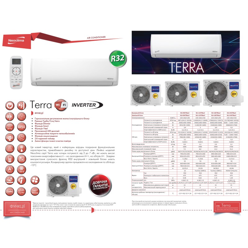 Neoclima Terra NS/NU-18ETRIw2