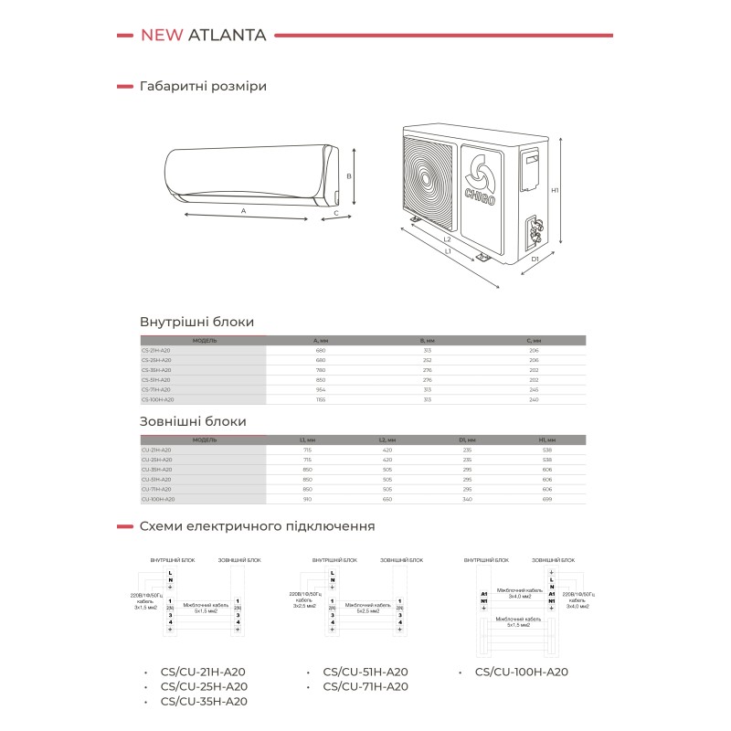 Chigo Atlanta CS-35H-A20