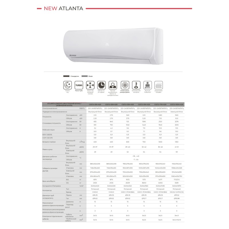 Chigo Atlanta CS-51H-A20
