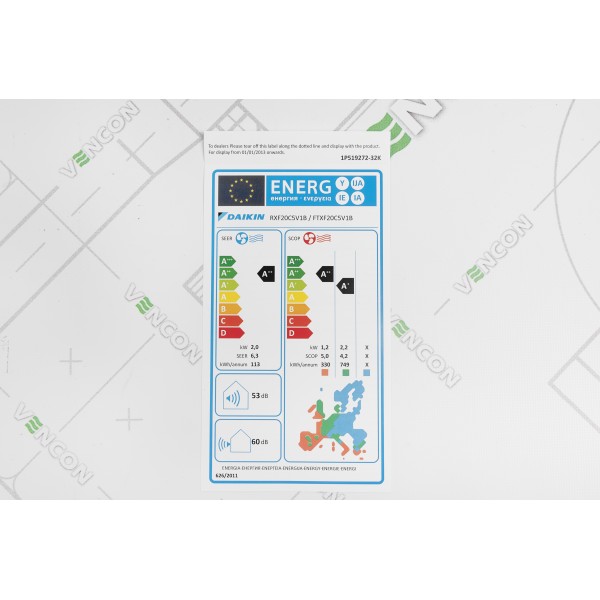 Кондиционер сплит-система Daikin FTXF20/RXF20