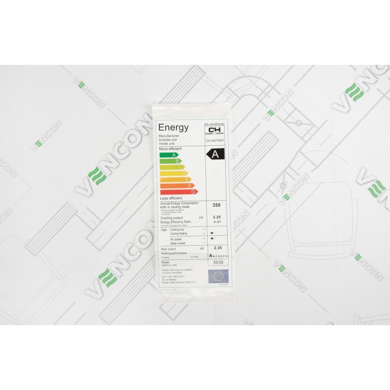 Кондиционер сплит-система Cooper&Hunter Prima Black Glam CH-S07XN7BM