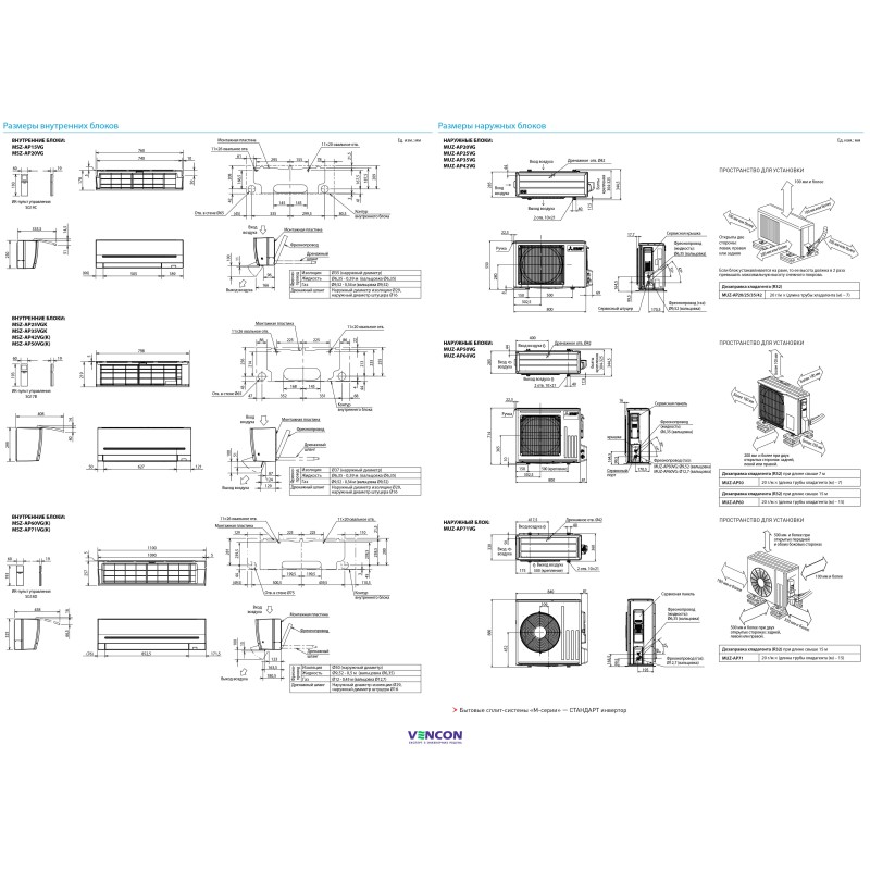 Mitsubishi Electric Classic Inverter BT MSZ-BT35VG/MUZ-BT35VG