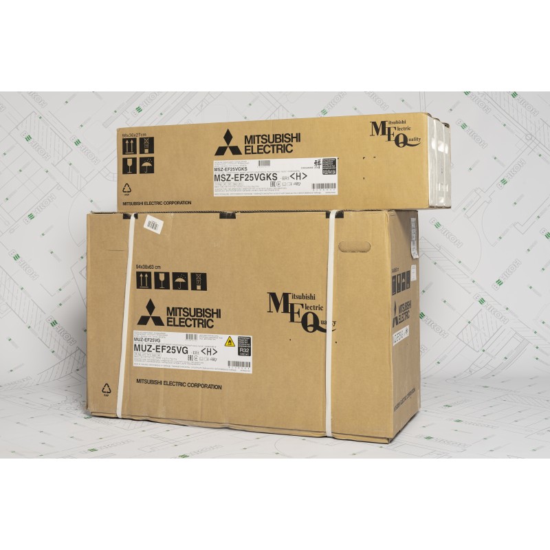 Кондиционер сплит-система Mitsubishi Electric Design Inverter MSZ-EF25VGKS/MUZ-EF25VG