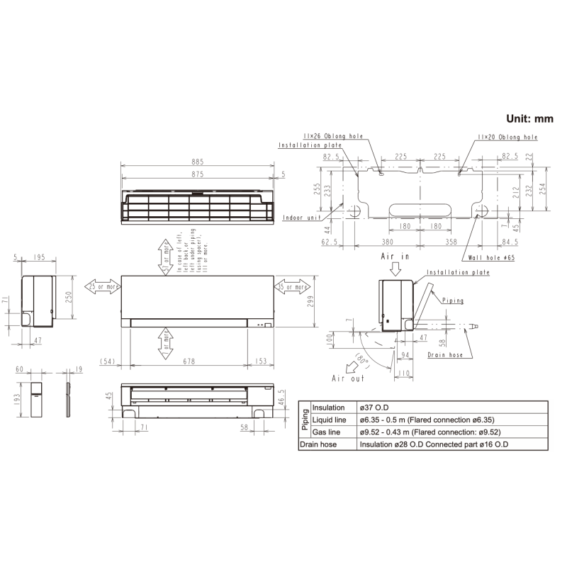 Внутренний блок мультисплит-системы Mitsubishi Electric MSZ-EF18VGKW
