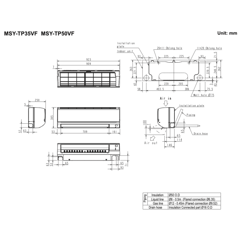 Mitsubishi Electric MSY-TP35VF