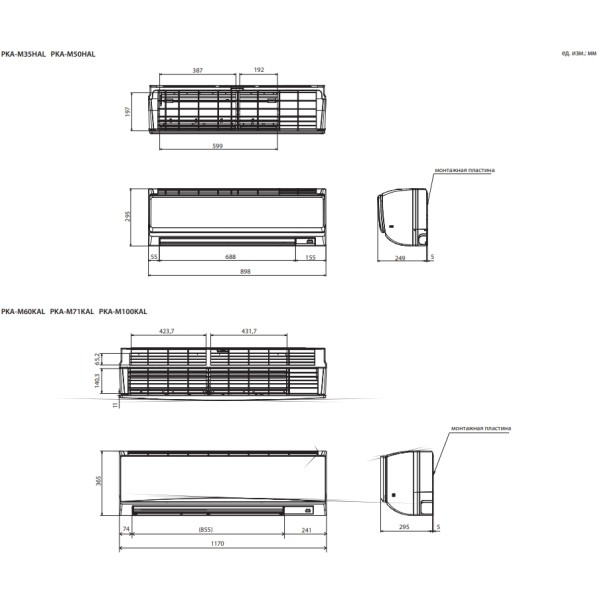 Кондиционер сплит-система Mitsubishi Electric PKA-M100KAL/PUHZ-ZRP100YKA