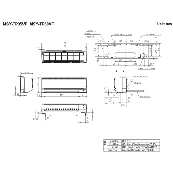 Mitsubishi Electric MSY-TP50VF