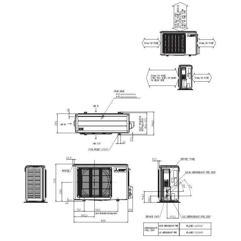 Mitsubishi Electric Standard Inverter MSZ-AY50VGK/MUZ-AY50VG