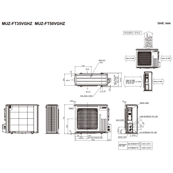 Mitsubishi Electric Deluxe Inverter MSZ-FT35VGK/MUZ-FT35VGHZ