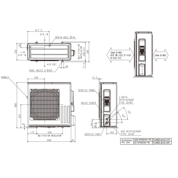 Mitsubishi Electric Deluxe Inverter MSZ-RW50VG/MUZ-RW50VGHZ