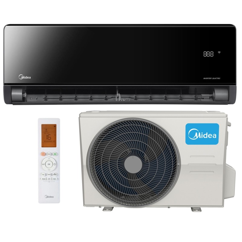 Midea PenroseAir Black MSXT-12HRFN8-BLACK-I/MSXT-12HRFN8-O