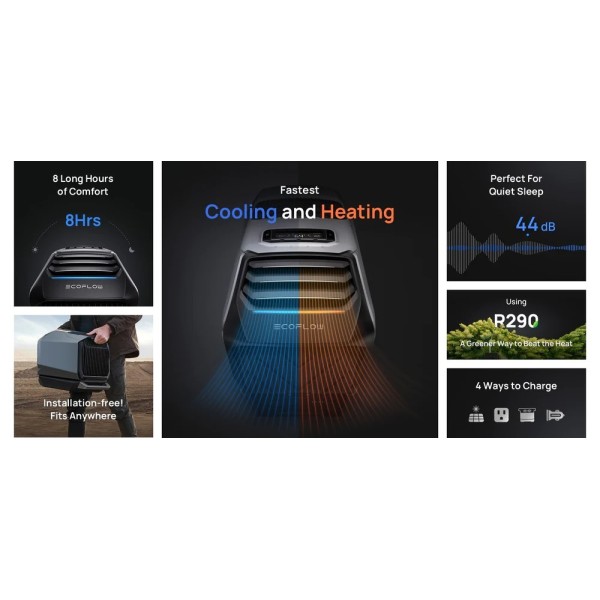 Мобільний кондиціонер EcoFlow Wave 2 (без АКБ)