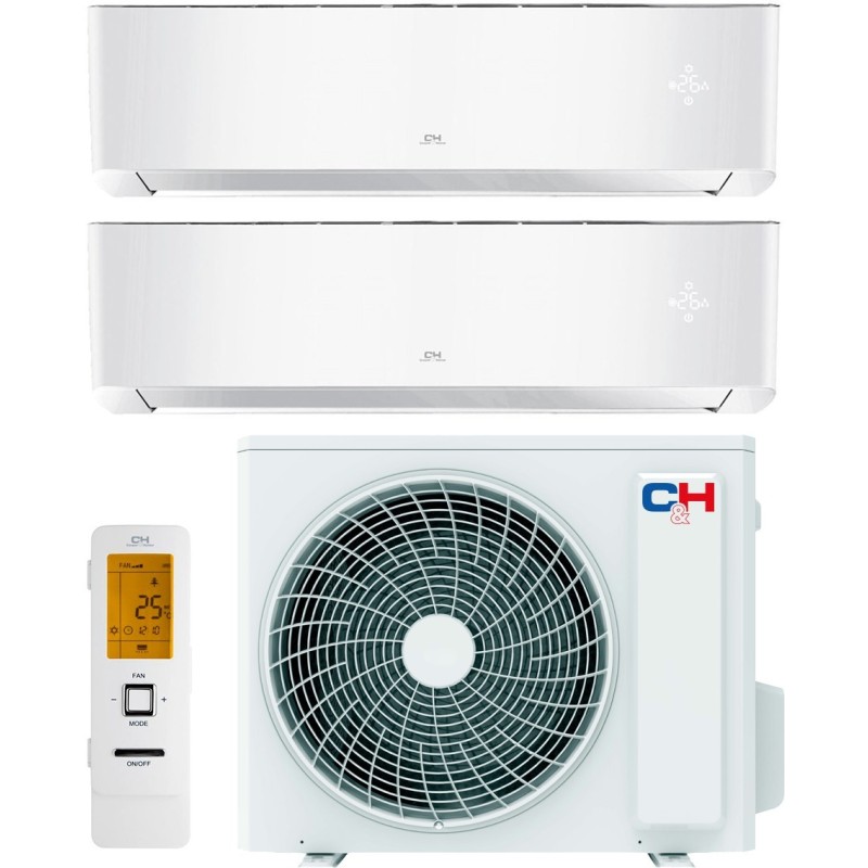 Комплект мульти-спліт системи Cooper&Hunter Supreme Continental White Multi 18 (9+9)