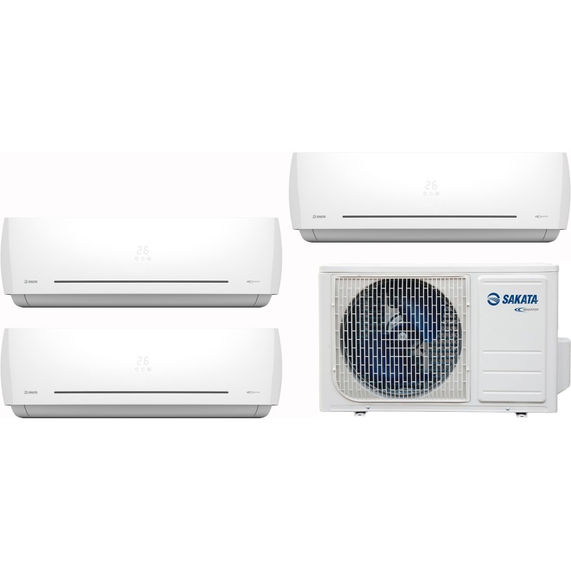 Комплект мульти-спліт системи Sakata SM3OE-072VHU + SMIE-020SHDC + SMIE-025SHDC + SMIE-035SHDC