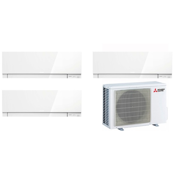 Комплект мульти-спліт системи Mitsubishi Electric Design White Multi 68 (7+9+9)