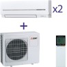 Комплект мультиспліт системи Mitsubishi Electric MXZ-2D42VA+MSZ-SF20VA+MSZ-SF25VE