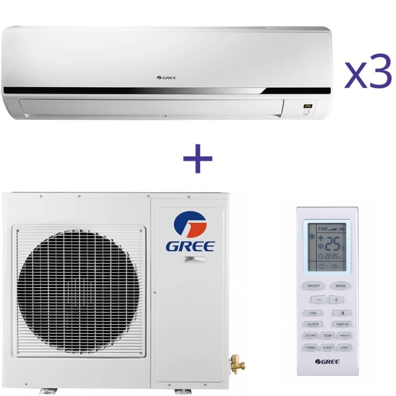 Комплект мультисплит системы Gree GWHD(21)NK3KO+GWH(12)KF-K3DNA5G/I+GWH(07)KF-K3DNA5G/I*2шт.