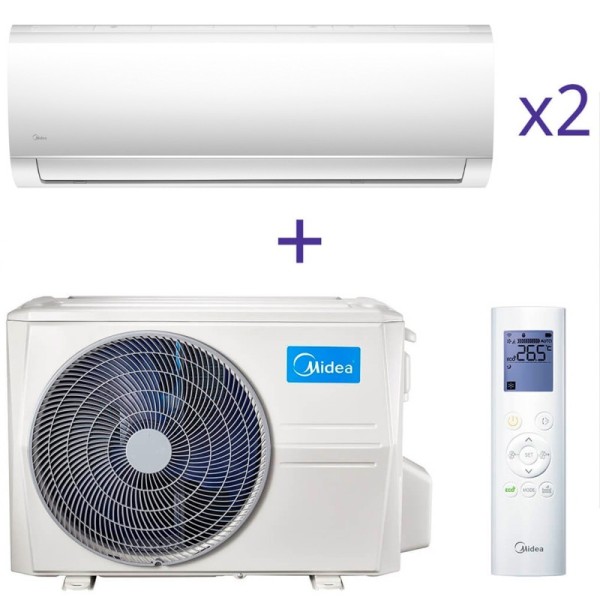 Комплект мультиспліт системи Midea M2O-14FN1-Q+MSMI-07HRFN1+MSMI-09HRFN1