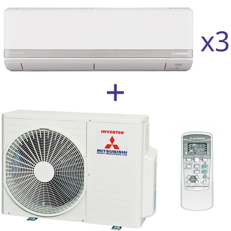 Комплект мультисплит системы Mitsubishi Heavy SCM60ZM-S+SRK25ZMX-S+SRK20ZMX-S*2шт.