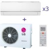 Комплект мультиспліт системи LG MU3M21+PM12SP+PM07SP*2шт.