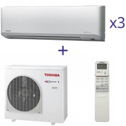 Комплект мультиспліт системи Toshiba RAS-4M27UAV-E+RAS-B13N3KV2-Е1+RAS-B10N3KV2-E1*2шт.