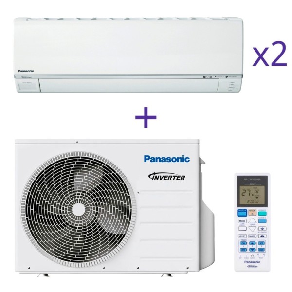 Комплект мультиспліт системи Panasonic CU-2E18PBD + CS-E9RKDW*2шт.
