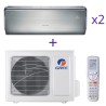 Комплект мультисплит системы Gree Free Match R32 GWHD(18)NK6NO + GWH(09)UB-K6DNA4A/I (U-CROWN R32)*2шт.