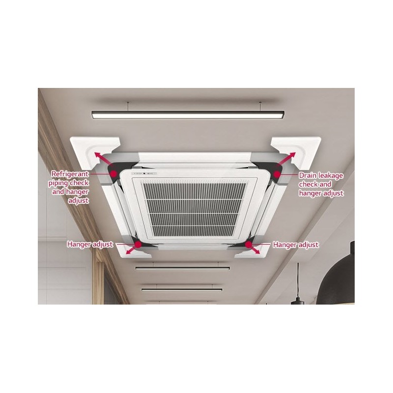 Комплект мульти-спліт системи LG MU4M27+CT24+PM07SP.NSJR0(2шт.)