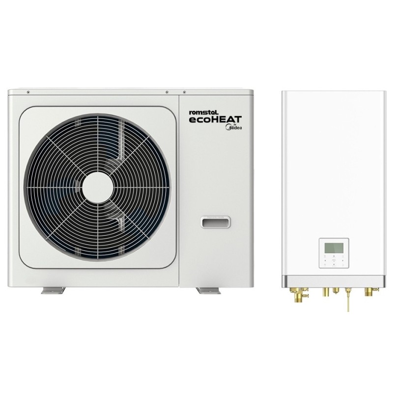 Тепловий насос Romstal Vision 12 кВт R32, -25, WI-FI, 3 квт ТЕН (81PC1013)