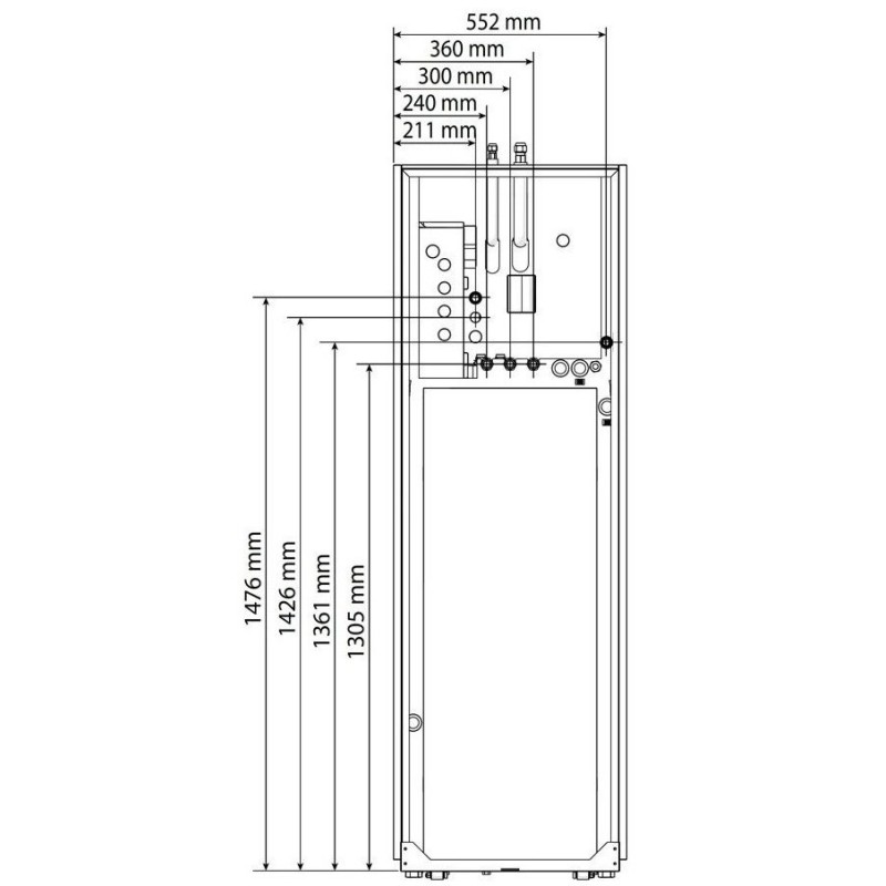 Тепловий насос Ariston Nimbus Compact 120 S Net R32 (3302226)