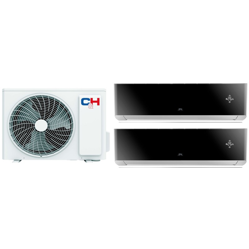 Комплект мульти-спліт системи Cooper&Hunter Supreme Continental Black/Siver Multi 18 (9+9)