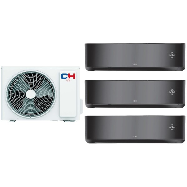 Комплект мульти-спліт системи Cooper&Hunter Supreme Continental Black Multi 24 (9+18)