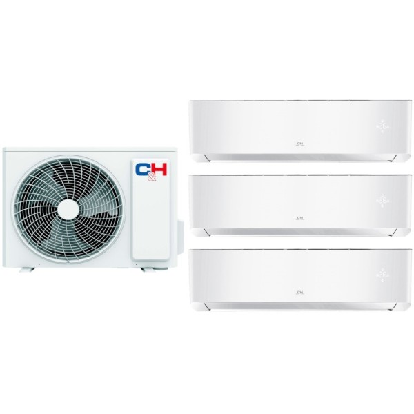 Комплект мульти-спліт системи Cooper&Hunter Supreme Continental White Multi 24 (9+9+9)