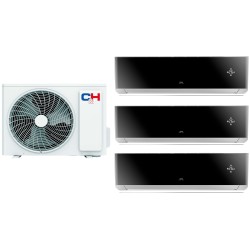 Комплект мульти-спліт системи Cooper&Hunter Supreme Continental Black/Siver Multi 24 (9+9+9)