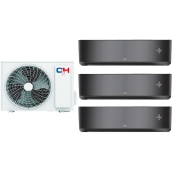 Комплект мульти-спліт системи Cooper&Hunter Supreme Continental Black Multi 24 (9+9+9)