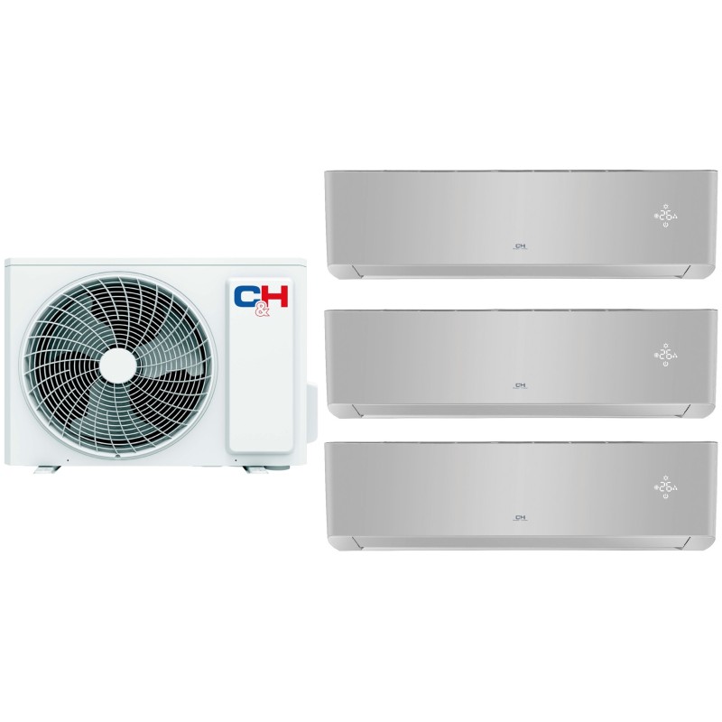 Комплект мульти-спліт системи Cooper&Hunter Supreme Continental Silver Multi 24 (9+9+9)