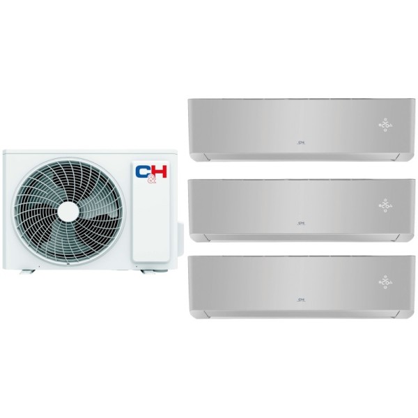 Комплект мульти-спліт системи Cooper&Hunter Supreme Continental Silver Multi 24 (9+9+9)