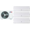 Комплект мульти-спліт системи Cooper&Hunter Daytona White Multi 24 (9+9+9)