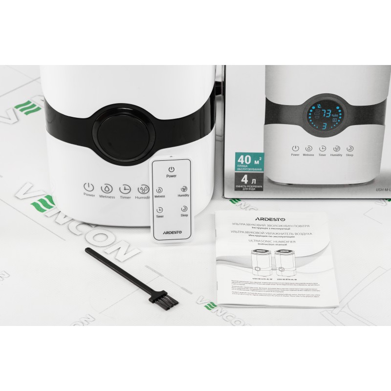 Зволожувач повітря Ardesto USH-M-LCD-4L-W
