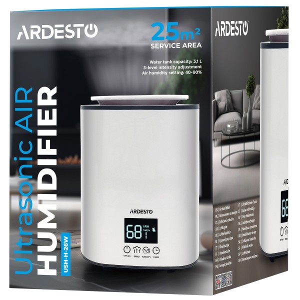 Зволожувач повітря Ardesto USH-H-26W