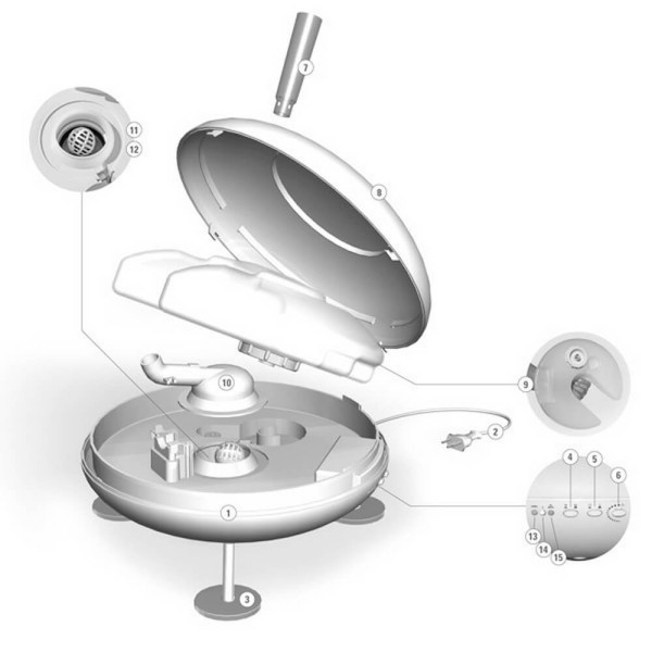 Зволожувач повітря Stadler Form Fred Honeycomb F-014EH