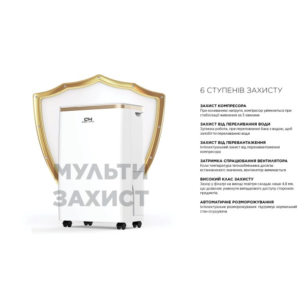 Осушувач повітря Cooper&Hunter WD8 WF CH-D005WD8-12LDWF