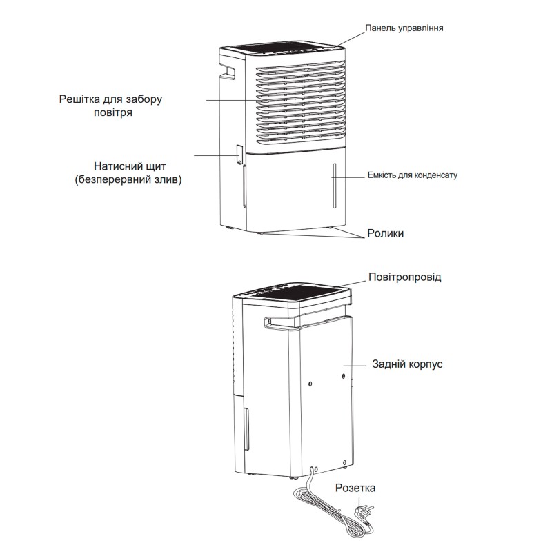 Осушувач повітря Cooper&Hunter CH-D008WD5-20LD